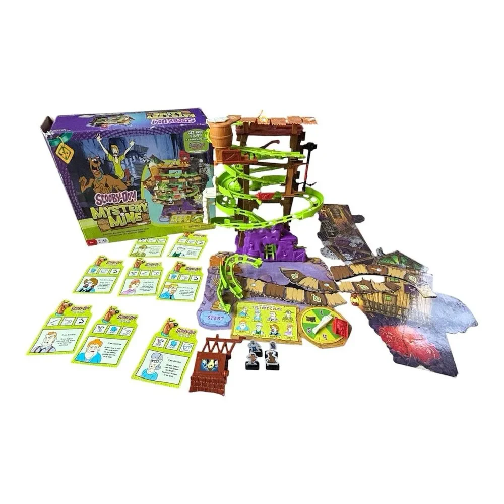 Pressman Scooby-Doo Mystery Mine 3D Board Game 2013 Boxed No Manual Mostly Comp